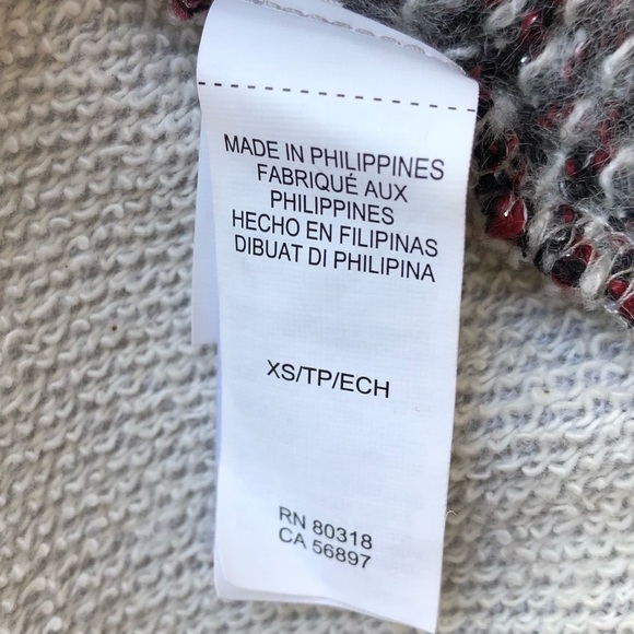 Lucky Brand Boho Cardigan Sweater Jacket Open Front Wool Blend Chunky Knit - Picture 10 of 12